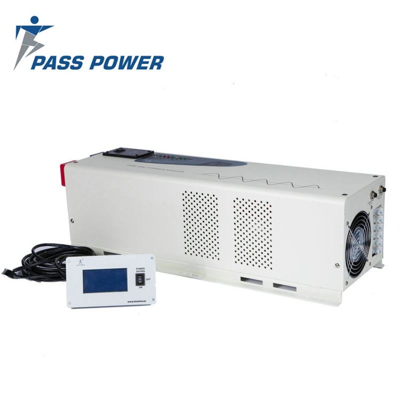 PASSPOWER 4000W Pure Sine Wave power hybrid Inverter charger 48 volt Dc to 230 volt ac 4kw 