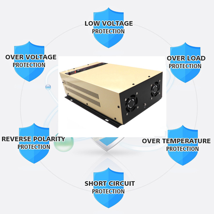 MAILI Newly developed 2kw ultra-thin low frequency Pure Sine Wave Inverter With Charger 2000va 2000W 12V 24V 48V to 110V 120V 220V 230V