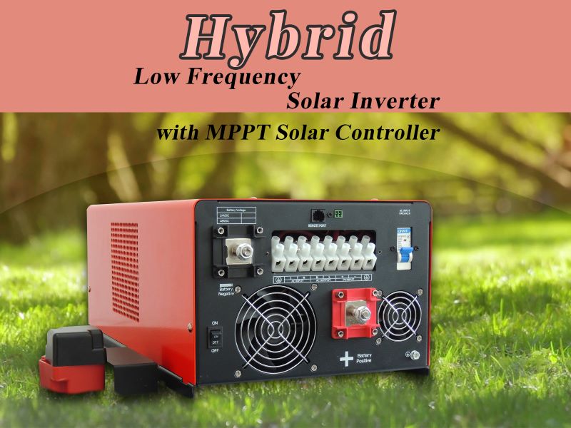 32-bit chip 5kw low frequency solar inverter and battery charger with MPPT module for all kinds of batteries
