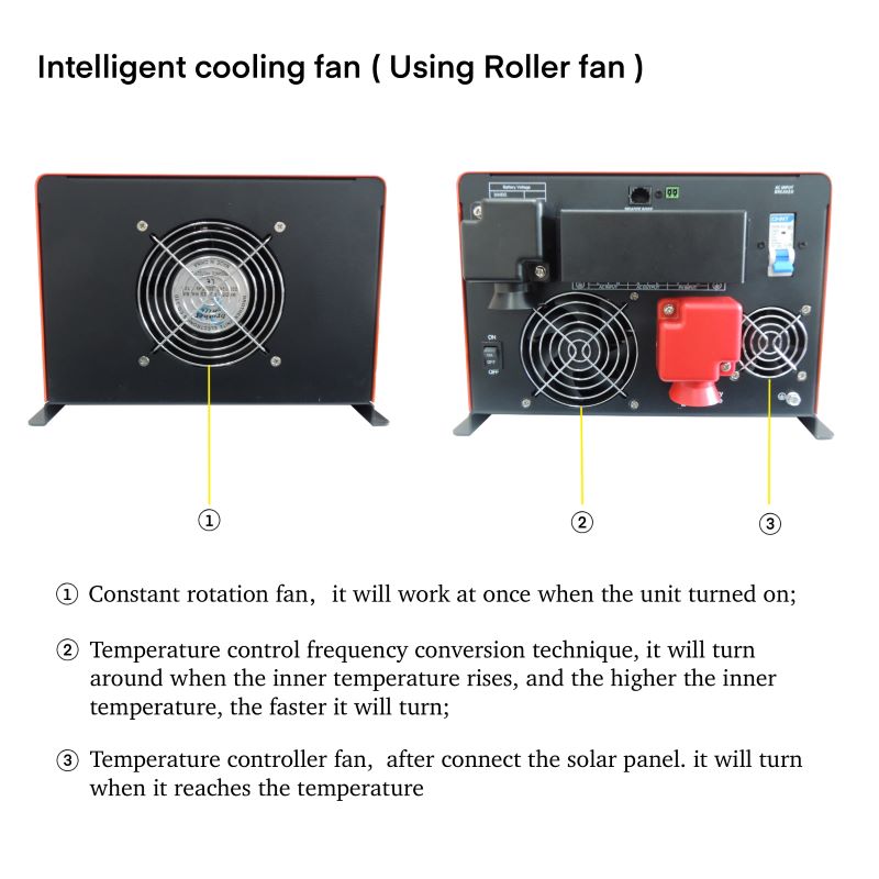 32-bit chip 5kw low frequency solar inverter and battery charger with MPPT module for all kinds of batteries