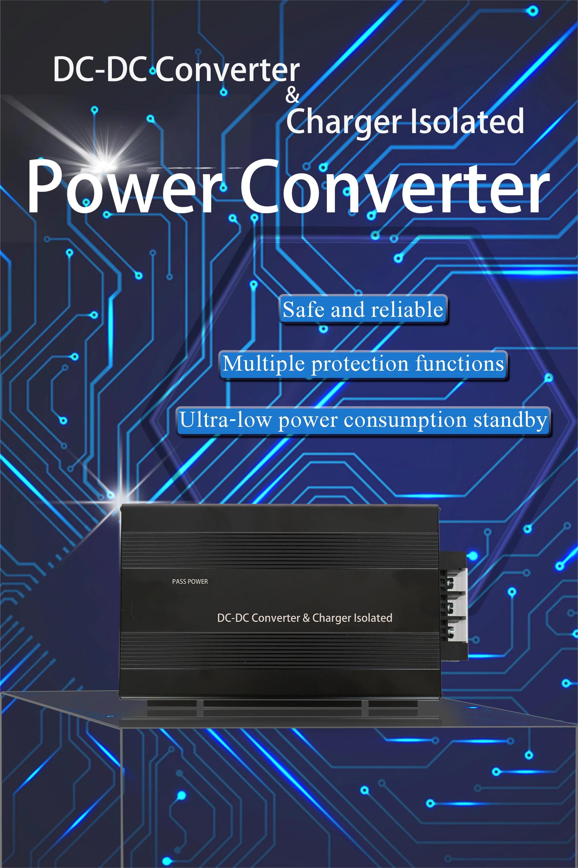 12v/24v to 48v DC-DC intelligent converter voltage booster used for different voltagge battery system