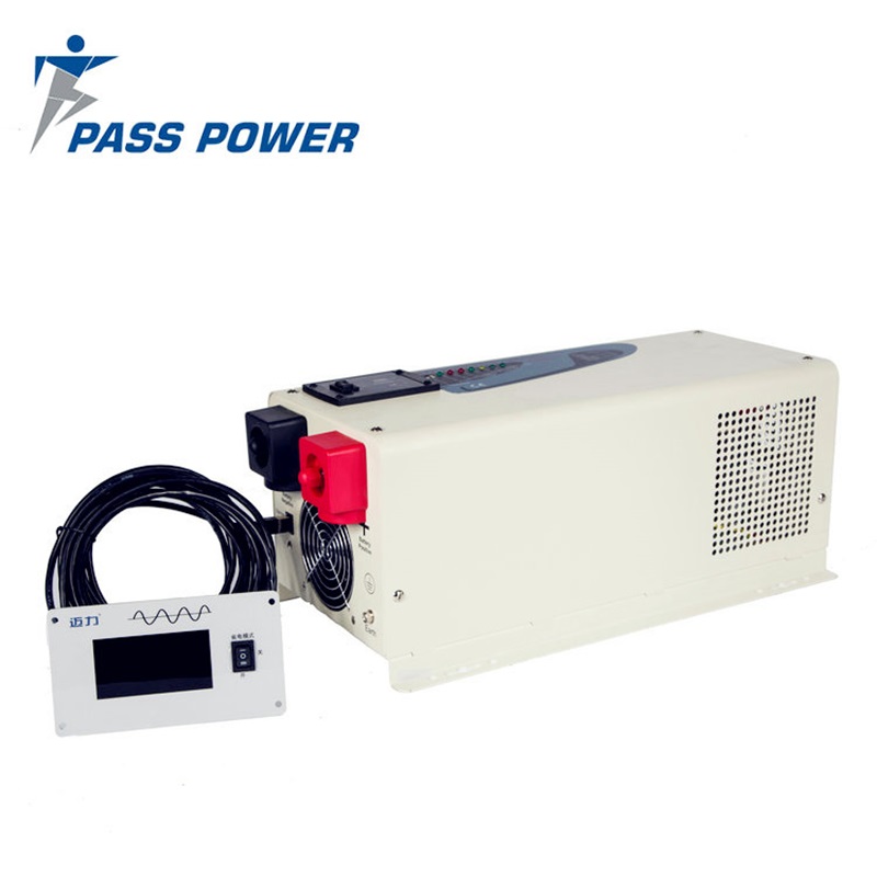 PS-3000  3000w low frequency off-grid hybrid 48 volt DC 120 volt AC 3kw with smart charger and LCD panel
