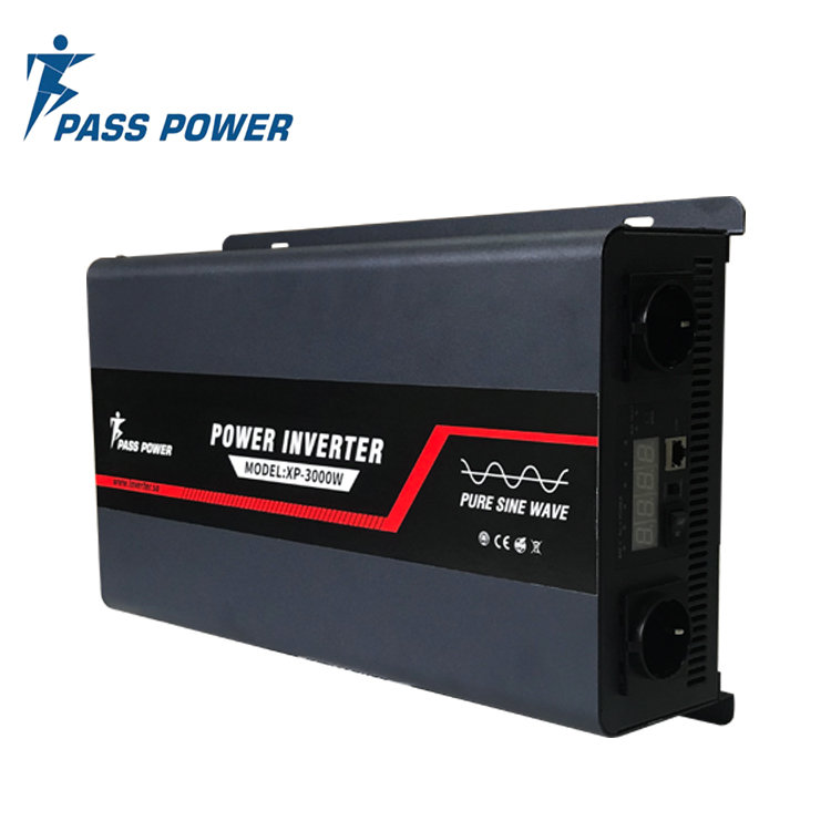 XP-3000  3000 watt 12 volt dc to 220 volt 230 volt ac offgrid power pure sine power inverter black 