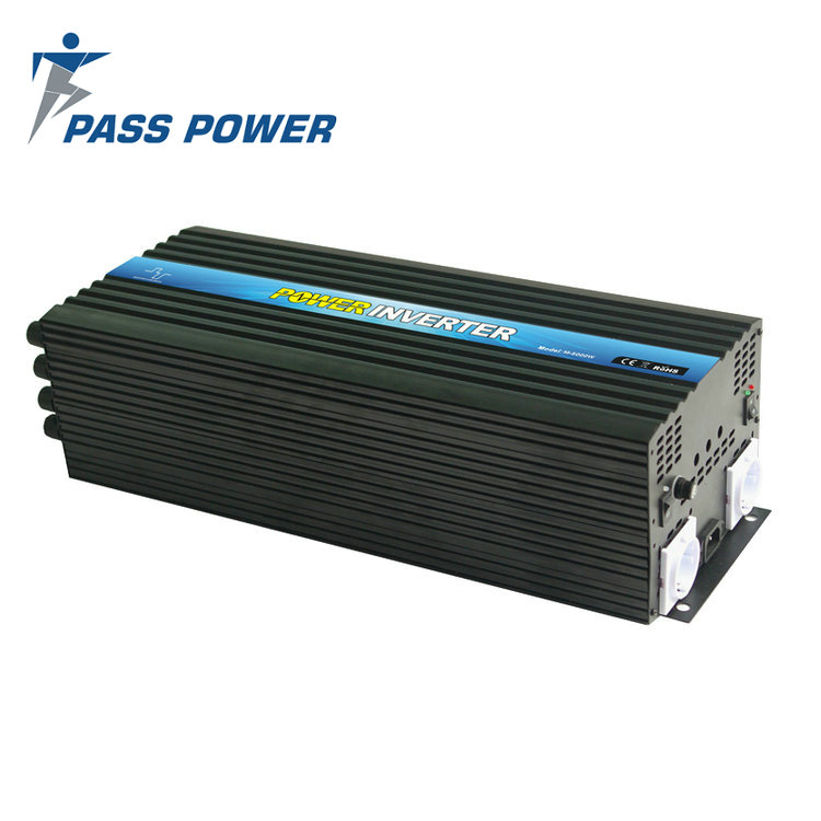 P-5000 5000 watt 12 volt dc to 110 volt ac high frequency pure sine wave Inverter with 2 AC Outlets