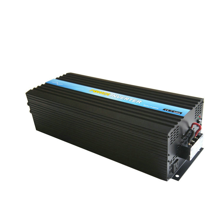 P-5000 5000 watt 12 volt dc to 230 volt ac high frequency pure sine wave Inverter with 2 AC Outlets full protection