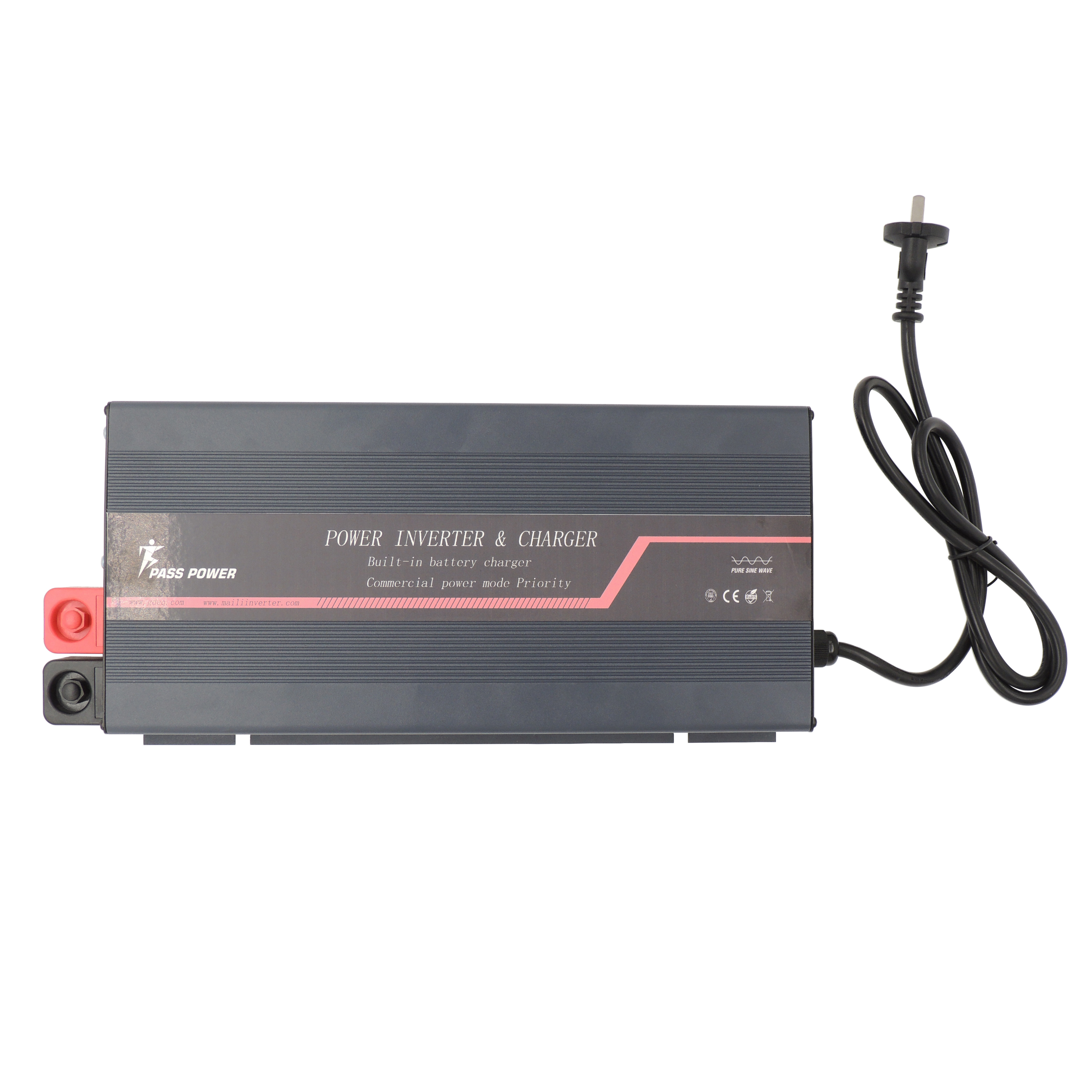 1500w Off Grid High Frequency Pure Sine Wave Inverter With 10A Battery Charger and UPS Built in for home application