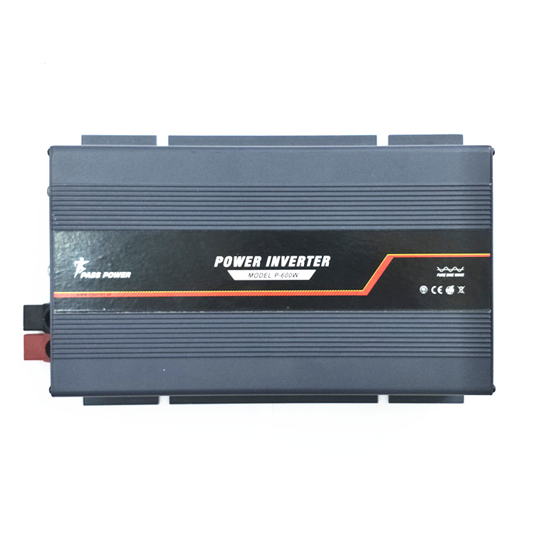 XP-600 New offgrid high frequency 600 watt 12v 24v 48v dc to 110v 220vac pure sine wave power inverter black for home backup power